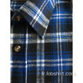 Chemise d&#39;affaires 100% coton flanelle